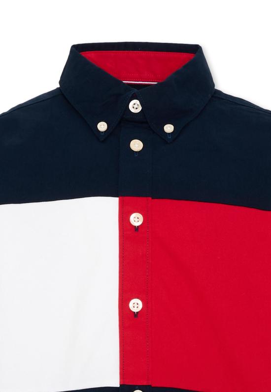 26SS [키즈] 타미힐피거 탑 KB0KB10065 C1G BLUE - TOMMY HILFIGER