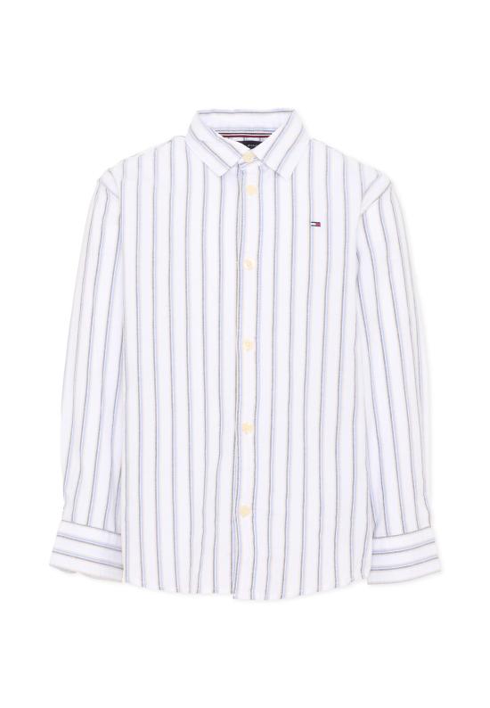 26SS [키즈] 타미힐피거 탑 KB0KB10066 YBR WHITE