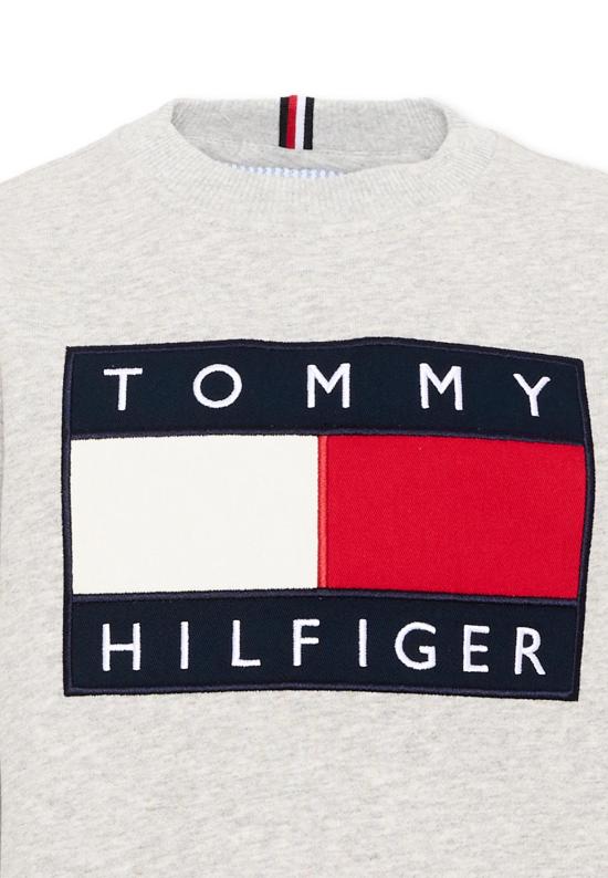 26SS [키즈] 타미힐피거 니트/스웻셔츠 KS0KS00709 P01 WHITE - TOMMY HILFIGER