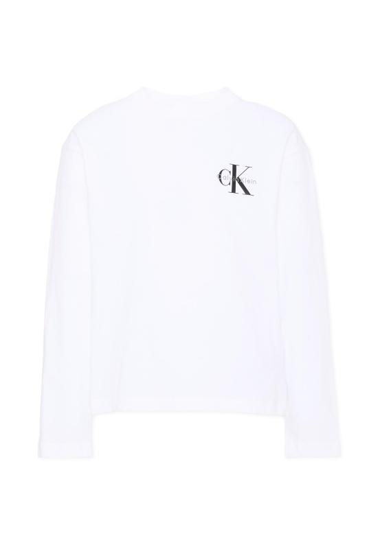26FW [키즈] 캘빈클라인 티셔츠 LV1CKTJA17 YAF WHITE