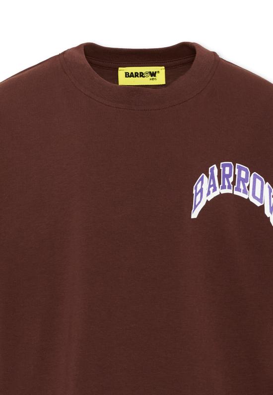 26FW [키즈] 바로우 티셔츠 F6BKJUTH095 408 BROWN - BARROW