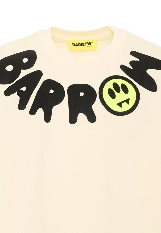 26FW [키즈] 바로우 티셔츠 F6BKJUTH007 013 IVORY - BARROW