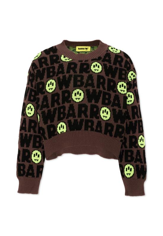 26FW [키즈] 바로우 니트/스웻셔츠 F6BKJGJP044 408 BROWN