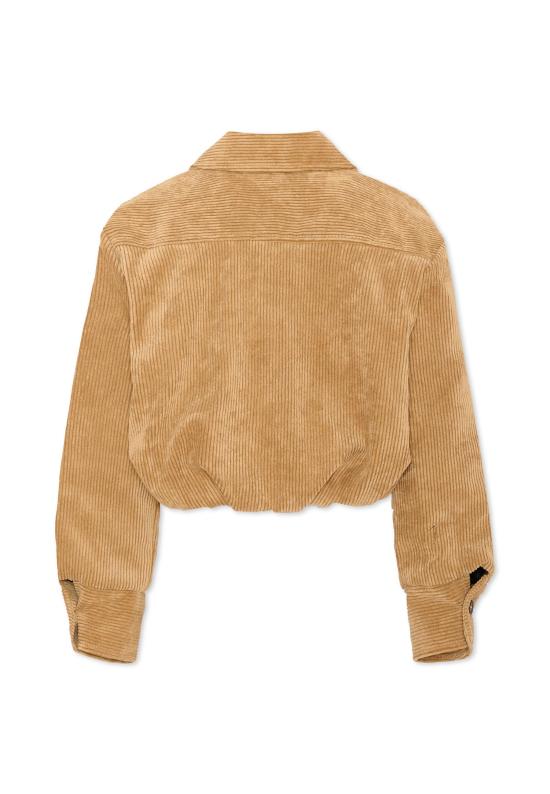 26FW [키즈] 바로우 가죽 자켓 F6BKJGJK130 413 BEIGE - BARROW