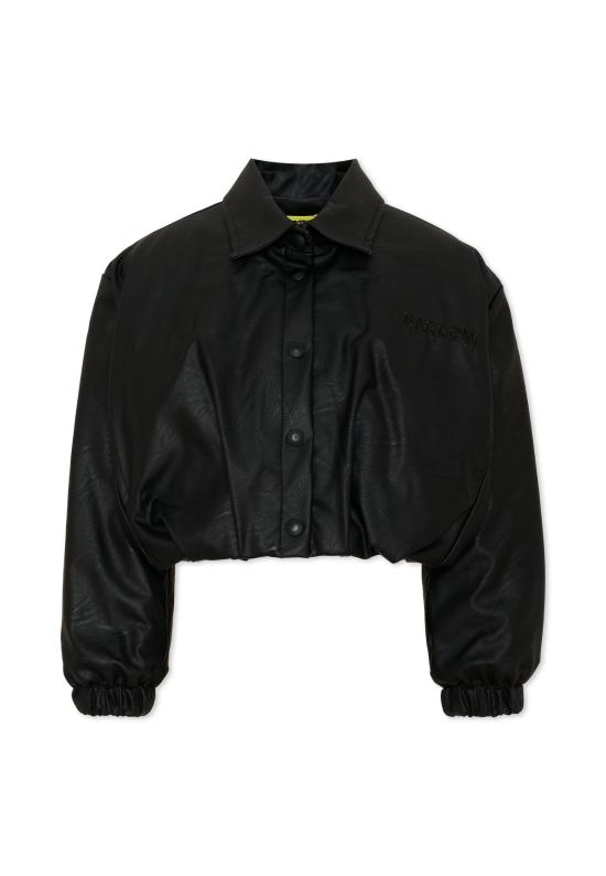 26FW [키즈] 바로우 가죽 자켓 F6BKJGJK140 110 BLACK