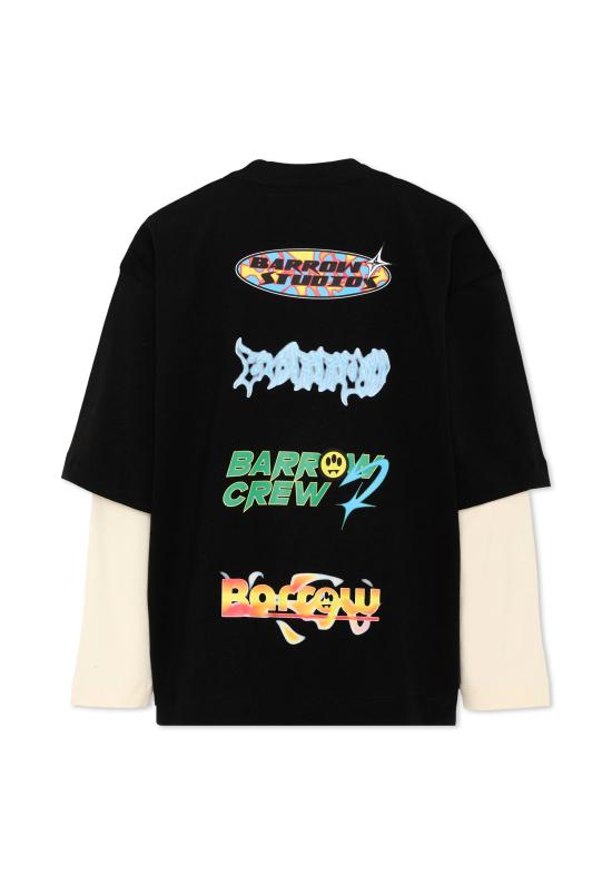 26FW [키즈] 바로우 티셔츠 F6BKJBTH107 110 BLACK - BARROW