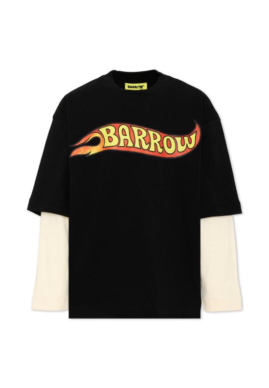 26FW [키즈] 바로우 티셔츠 F6BKJBTH107 110 BLACK