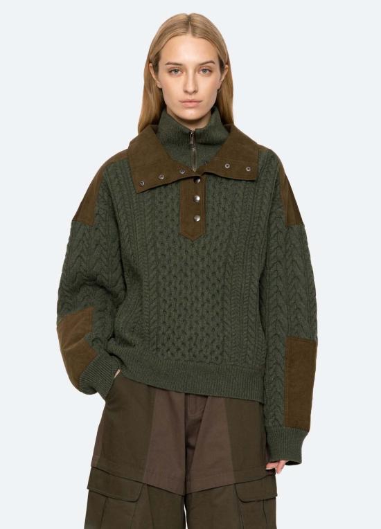  씨뉴욕 스웨터 AW26 066 GREEN - SEA NY