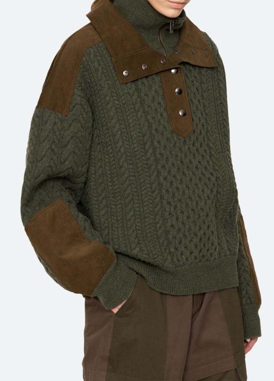 씨뉴욕 스웨터 AW26 066 GREEN - SEA NY