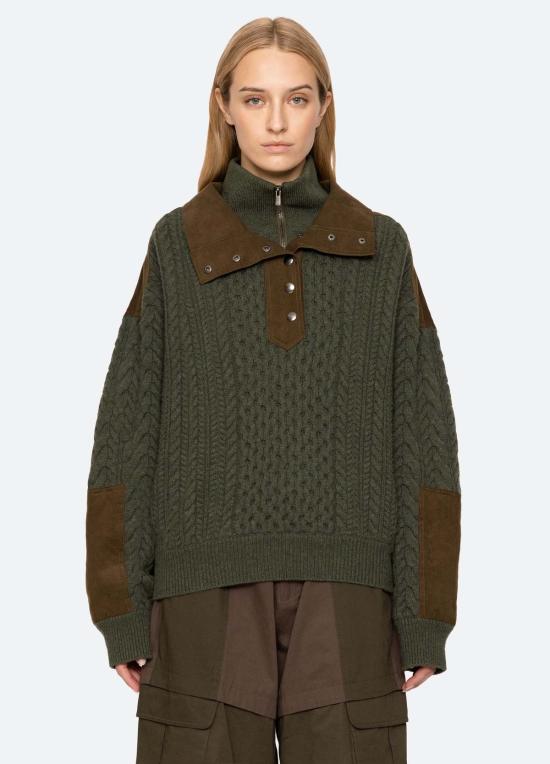  씨뉴욕 스웨터 AW26 066 GREEN - SEA NY