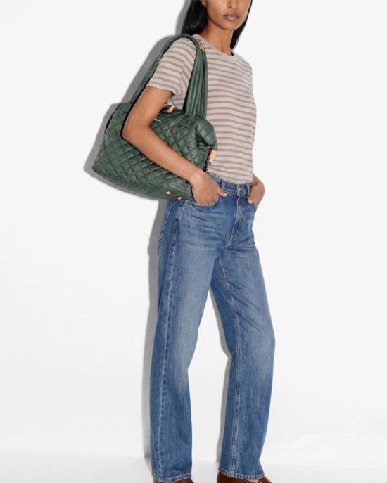  엠지 월리스 크로스백 Mz Wallace Medium Sutton Deluxe Bag Juniper - MZ WALLACE