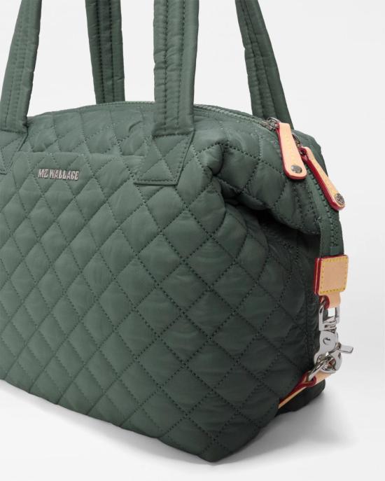  엠지 월리스 크로스백 Mz Wallace Medium Sutton Deluxe Bag Juniper - MZ WALLACE