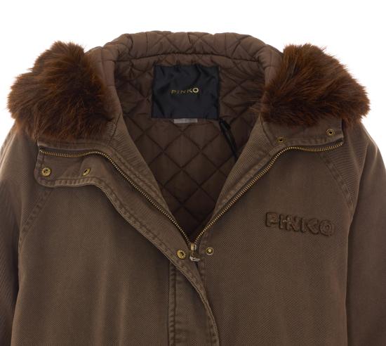 26FW 핑코 패딩 107231 A3GVL64 Brown - PINKO