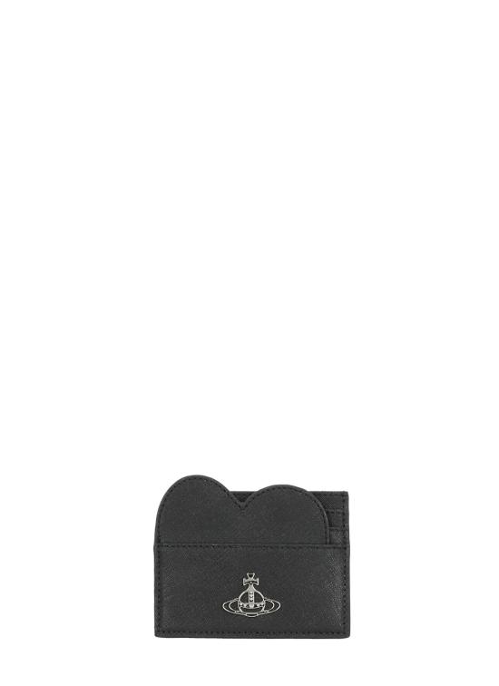 26FW 비비안웨스트우드 하트 카드 홀더 5403000AW L001NN401 BLACK