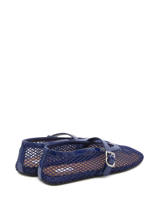26FW 알라이아 피쉬넷 발레 플랫 AA3A029TK007 527 NAVY - ALAIA