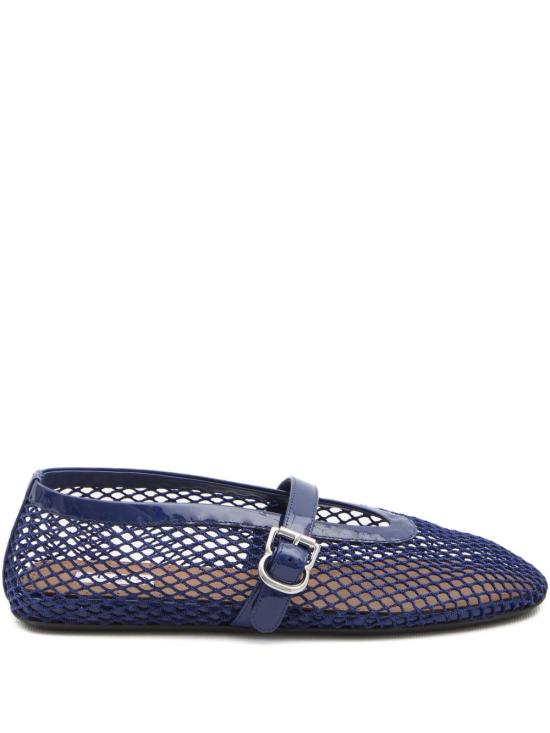 26FW 알라이아 피쉬넷 발레 플랫 AA3A029TK007 527 NAVY