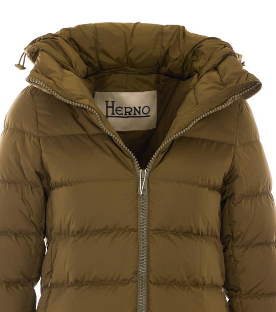 26FW 에르노 나일론 샤모니 A-셰이프 PI0660D 12004Z7740 Green - HERNO