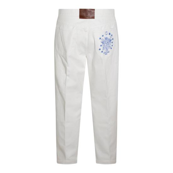 26FW 셀린느 데님 팬츠 RP0Z0617R GFV7 WHITE - CELINE