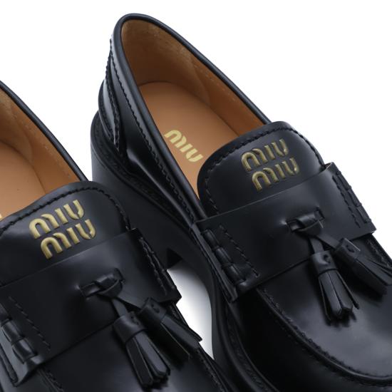 26FW 미우미우 로퍼 5D743EF055 B4LF0002 NERO - MIU MIU