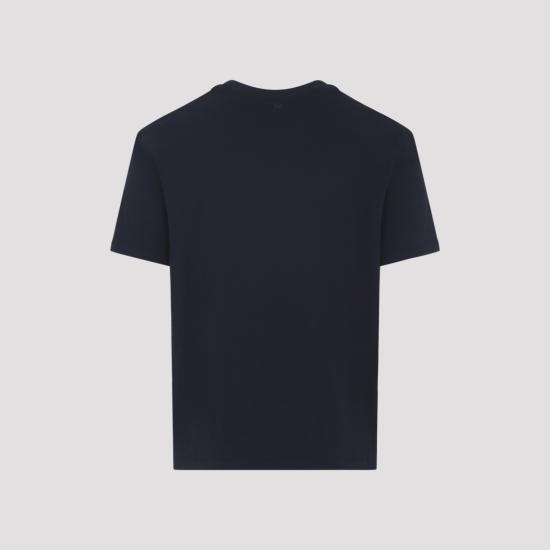 26FW 아미 스몰 하트 로고 티셔츠 BFUTS035 724 430 NIGHT BLUE - AMI