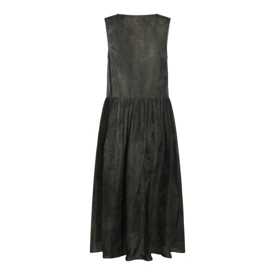 26FW 우마 왕 미디 원피스 UP5007 UW490 DARK GREEN