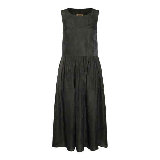 26FW 우마 왕 미디 원피스 UP5007 UW490 DARK GREEN - UMA WANG