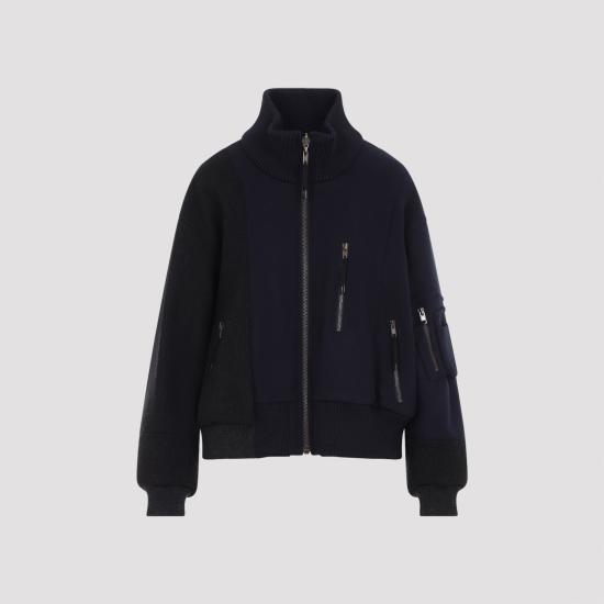 26FW 마르지엘라 봄버 자켓 S51AM0520 M35935 961 DARK BLUE BLACK - MAISON MARGIELA