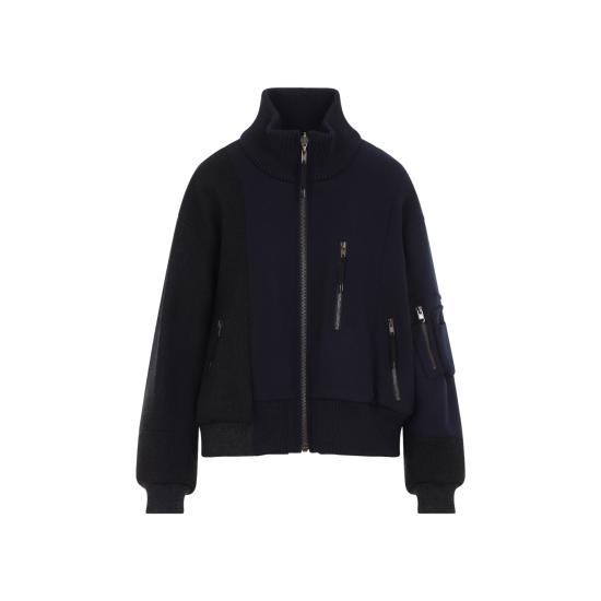 26FW 마르지엘라 봄버 자켓 S51AM0520 M35935 961 DARK BLUE BLACK