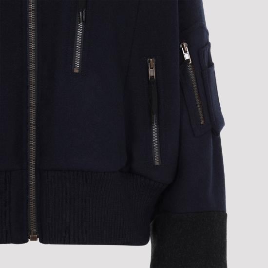 26FW 마르지엘라 봄버 자켓 S51AM0520 M35935 961 DARK BLUE BLACK - MAISON MARGIELA
