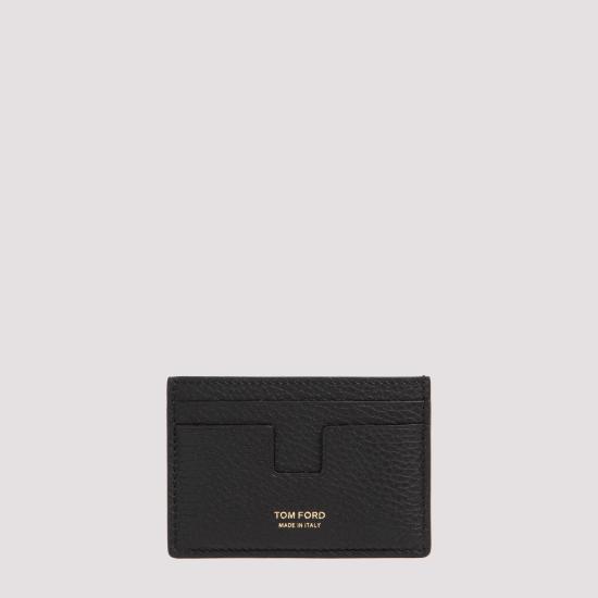 26FW 톰포드 그레인 레더 클래식 카드 홀더 Y0232 LCL158G NAA BLACK