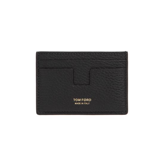 26FW 톰포드 그레인 레더 클래식 카드 홀더 Y0232 LCL158G NAA BLACK - TOMFORD