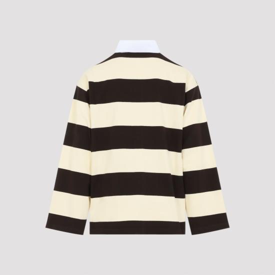 26SS 발렌시아가 긴팔 셔츠 871654 TUVL5 6110 DARK BROWN BEIGE - BALENCIAGA