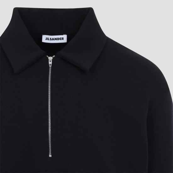 26FW 질샌더 후드 티셔츠 J22GU0164 J20390 403 INK - JIL SANDER