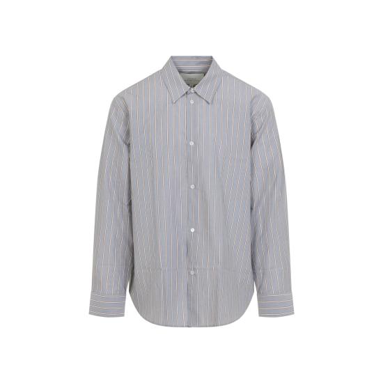 26FW 스튜디오 니콜슨 긴팔 셔츠 VIEWSNM1126 GREY BROWN - STUDIO NICHOLSON