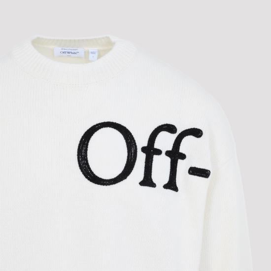 26FW 오프화이트 스웨터 44MHE20QF26K001110 CREAM - OFF WHITE
