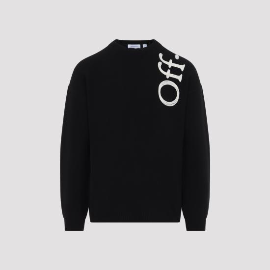 26FW 오프화이트 스웨터 44MHE213F26K001001 BLACK