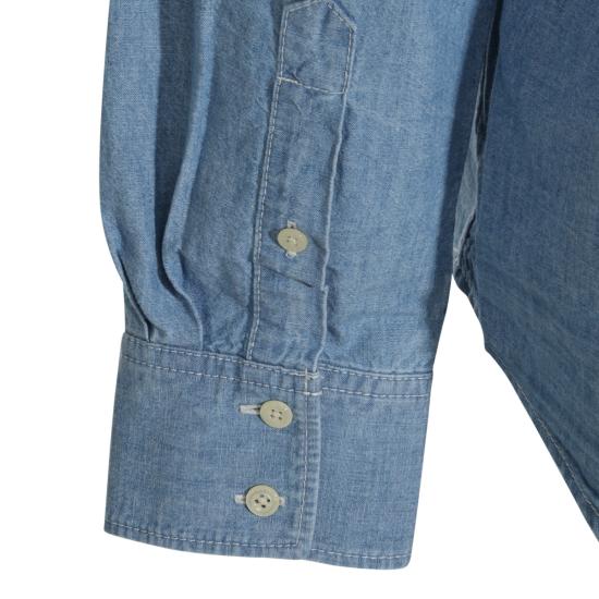 26FW 셀린느 코튼 데님 셔츠 RC0N42N68 GGG2 LIGHT BLUE - CELINE