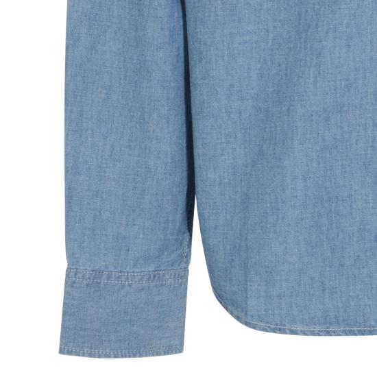 26FW 셀린느 코튼 데님 셔츠 RC0N42N68 GGG2 LIGHT BLUE - CELINE