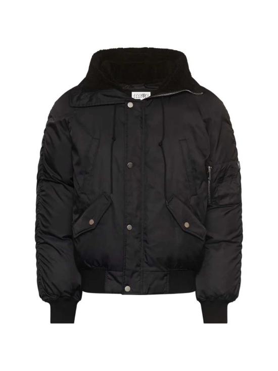 26FW MM6 메종마르지엘라 자켓 SH0AM0100M36018 900 BLACK