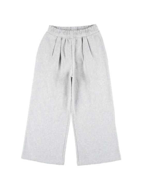 26FW [키즈] 스텔라 맥카트니 스트레이트 팬츠 TZ6D10 Z4016 807 MEDIUM GREY MELANGE