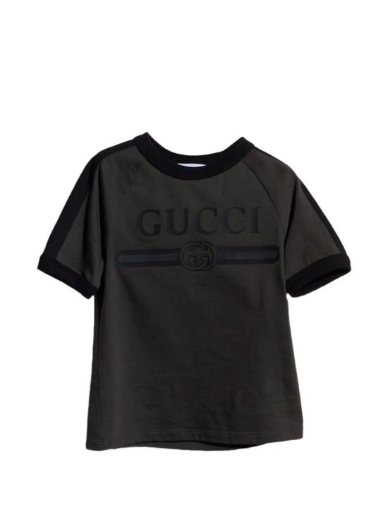 26FW [키즈] 구찌 티셔츠 864634 XJHW6 1073 DUSTY DARK GREY