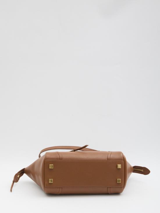 26FW 셀린느 스몰 뉴 러기지백 서플 샤이니 램스킨 124213GW2 BROWN - CELINE