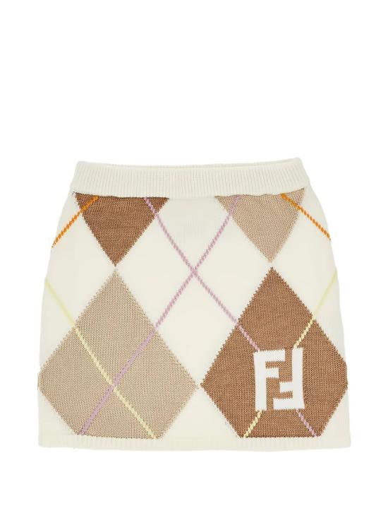 26FW [키즈] 펜디 스커트 JFG267 AJ8X F1P2N LINEN