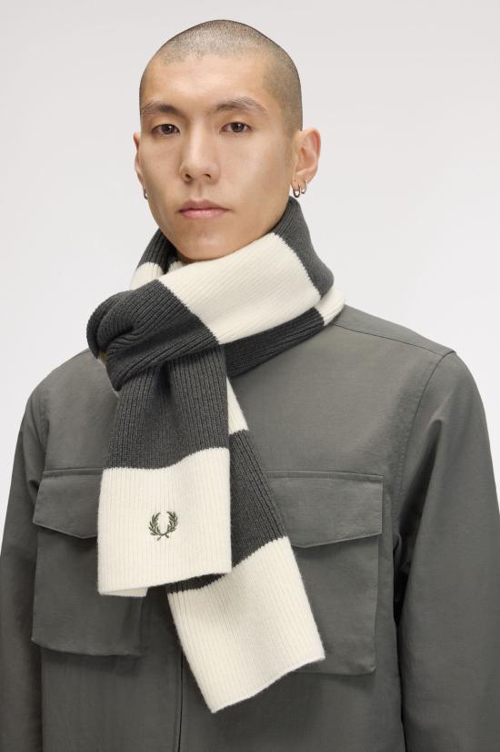 26FW 프레드페리 머플러/스카프 C3305 560 ECRU - FRED PERRY
