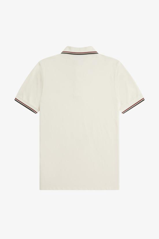 26FW 프레드페리 폴로 티셔츠 M3600 69C Ecr brndy ngreen - FRED PERRY