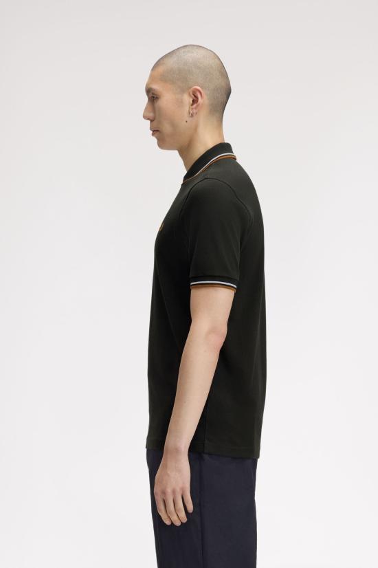 26FW 프레드페리 폴로 티셔츠 M3600 78C Ntgrn dskbl dkca - FRED PERRY