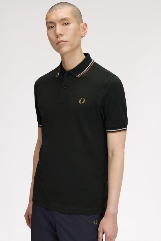 26FW 프레드페리 폴로 티셔츠 M3600 78C Ntgrn dskbl dkca - FRED PERRY