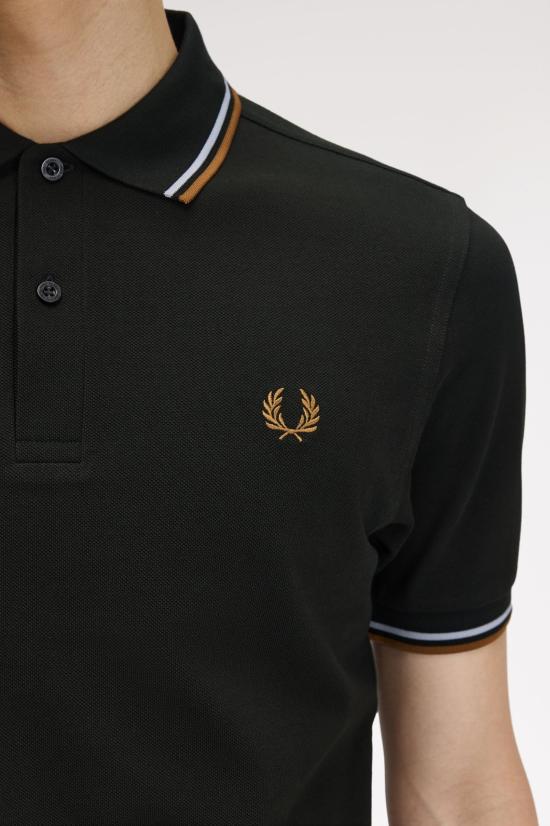 26FW 프레드페리 폴로 티셔츠 M3600 78C Ntgrn dskbl dkca - FRED PERRY
