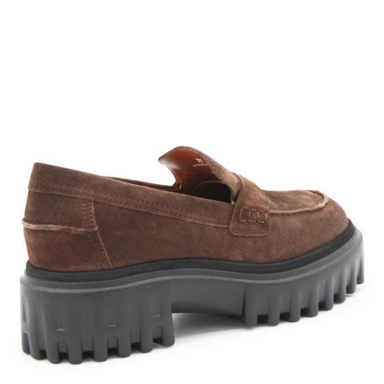 26FW 호간 로퍼 HXW7000FV50BYES610 Brown - HOGAN