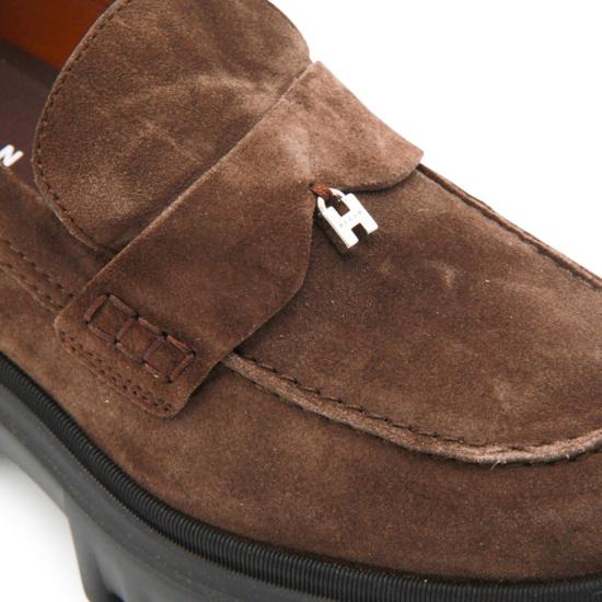 26FW 호간 로퍼 HXW7000FV50BYES610 Brown - HOGAN